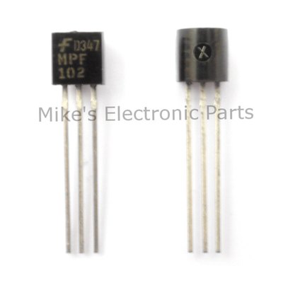 MPF102 JFET Transistor TO-92 Case