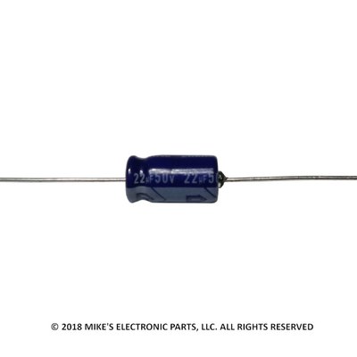 22uf 50V Electrolytic Axial Capacitor
